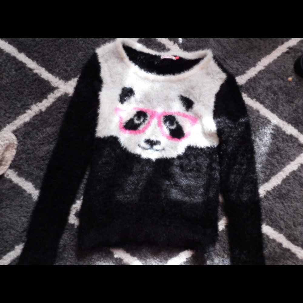 Furry panda Sweatshirt